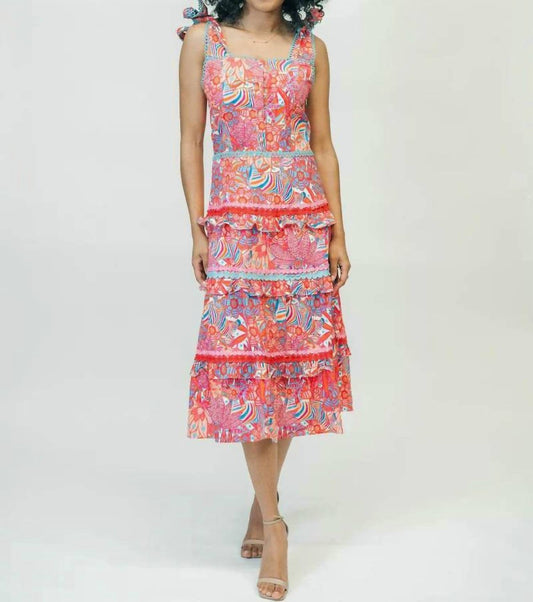 Tropical Trapeze Naomi Dress