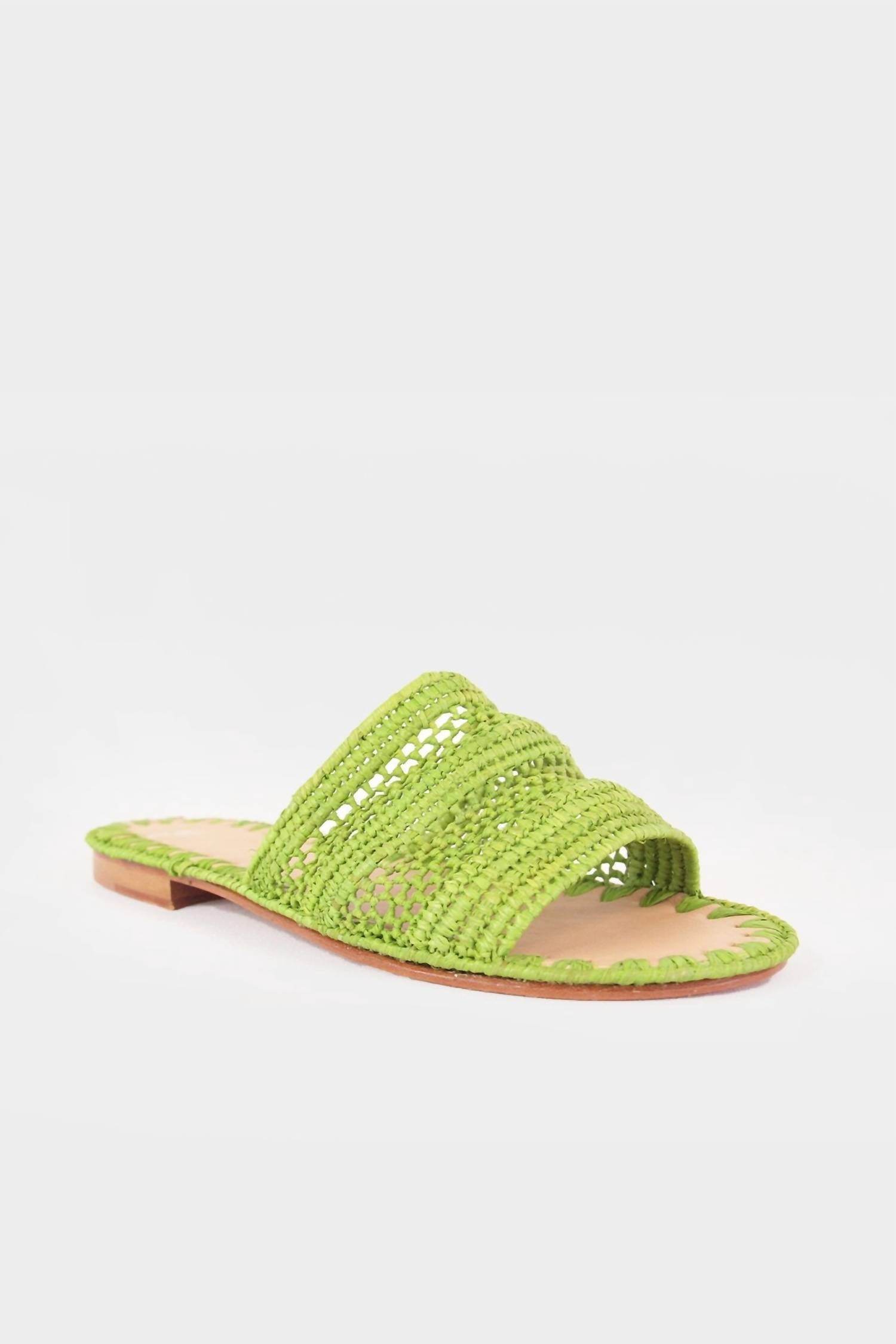 Melocotton - Women's Raffia Flat Sandal - Rack Hunt -
