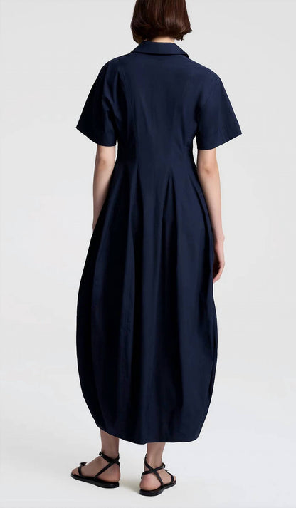 Della Stretch Cotton Midi Dress