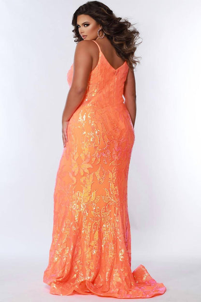 Scoop Neckline Gown