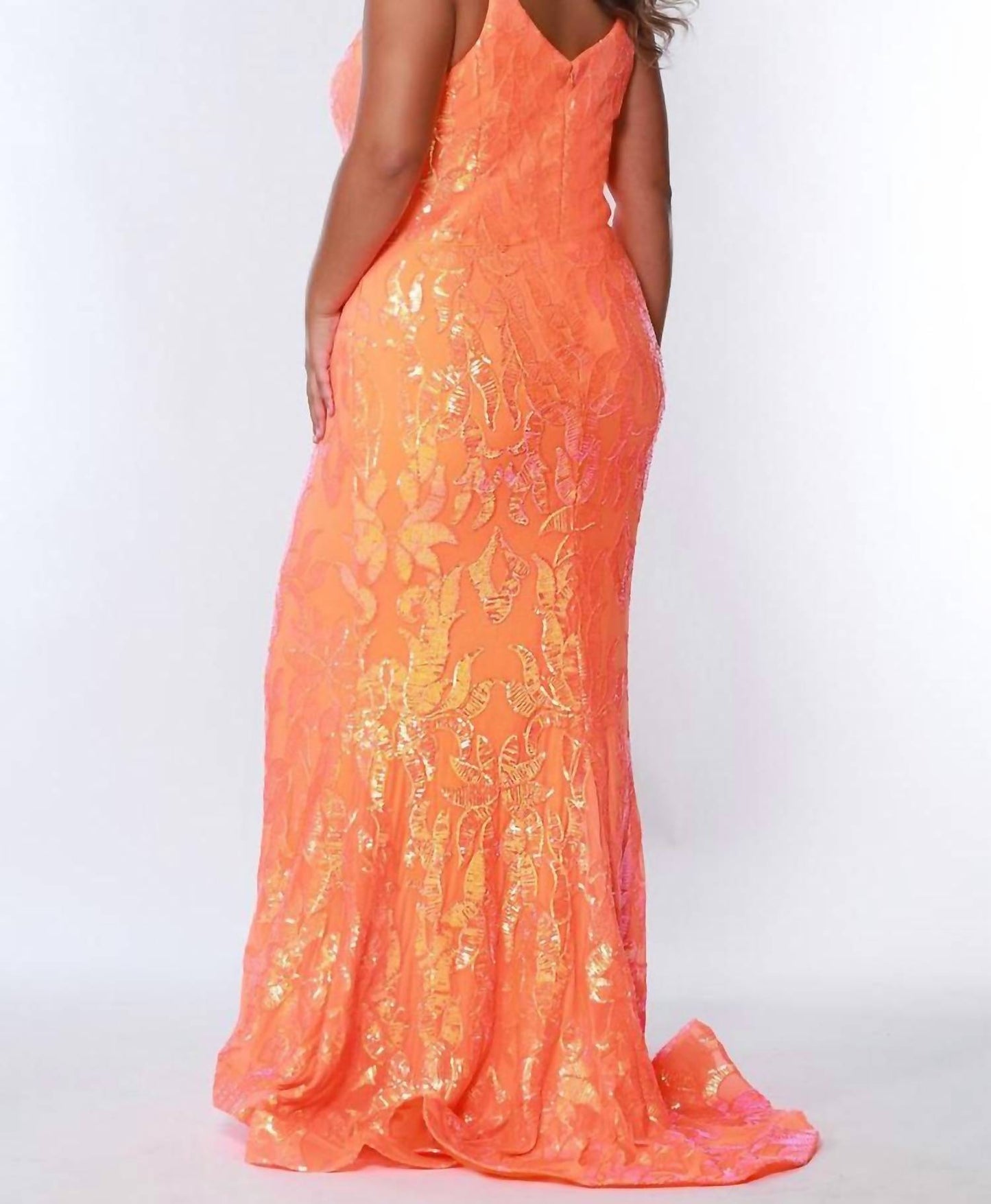 Scoop Neckline Gown