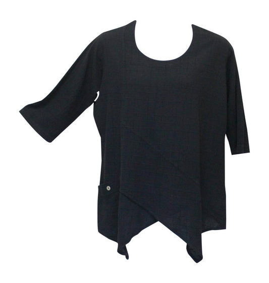 Ezze Wear - Women's Dotty Gauze Cotton Ginger Tunic - Rack Hunt -