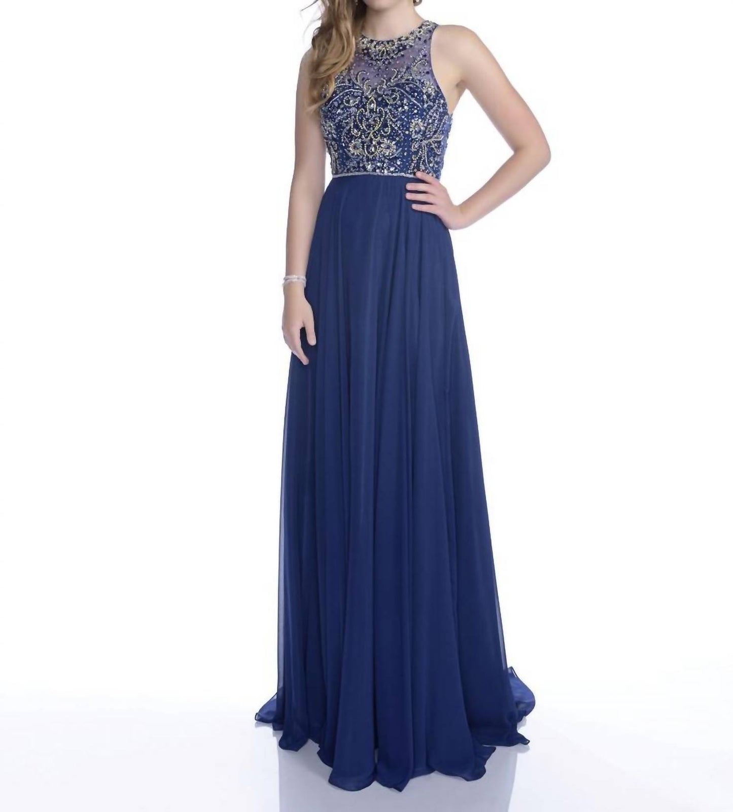 Envious Couture Sleeveless Prom Dress