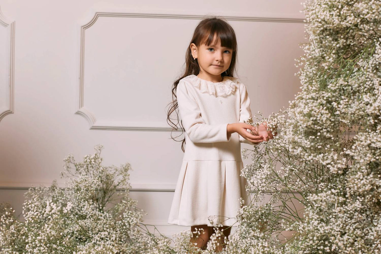 Girl's Ribbed Knit Dress