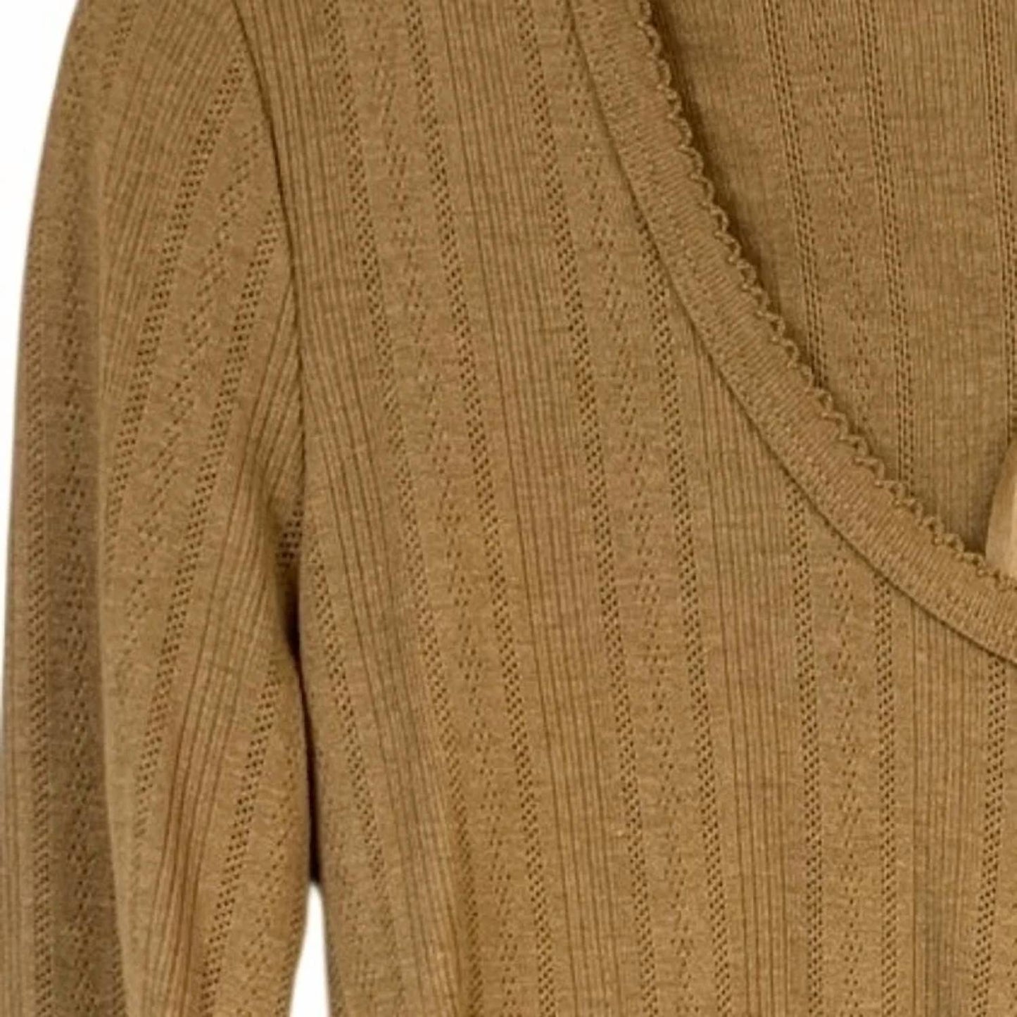 Women's Perfect Pointelle Long Sleeve Top