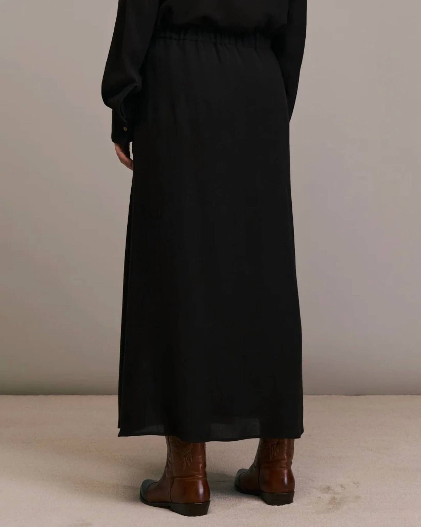 Flared Jabo With Elasticated Waist Skirt