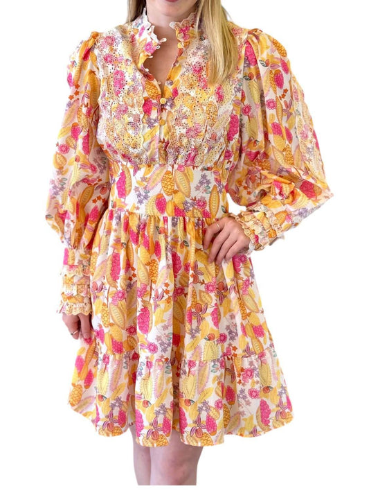 Beulah London - Odette Floral Long Sleeve Dress - Rack Hunt