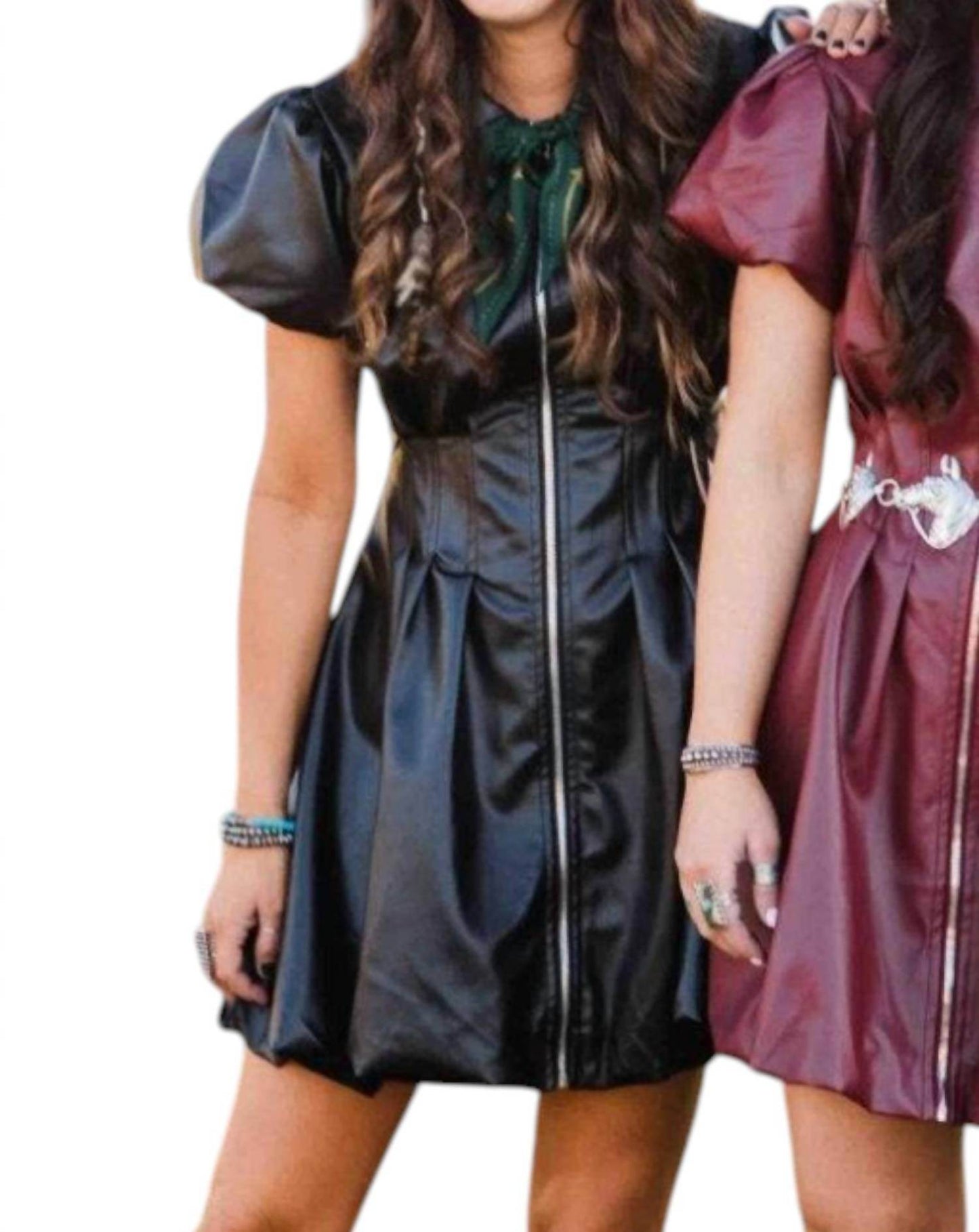 LOVELO - Eleanor Leather Mini Dress - Rack Hunt -