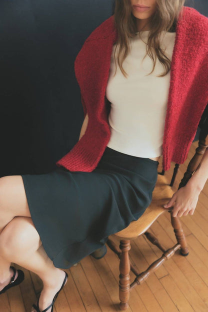 Micah Layered Midi Skirt