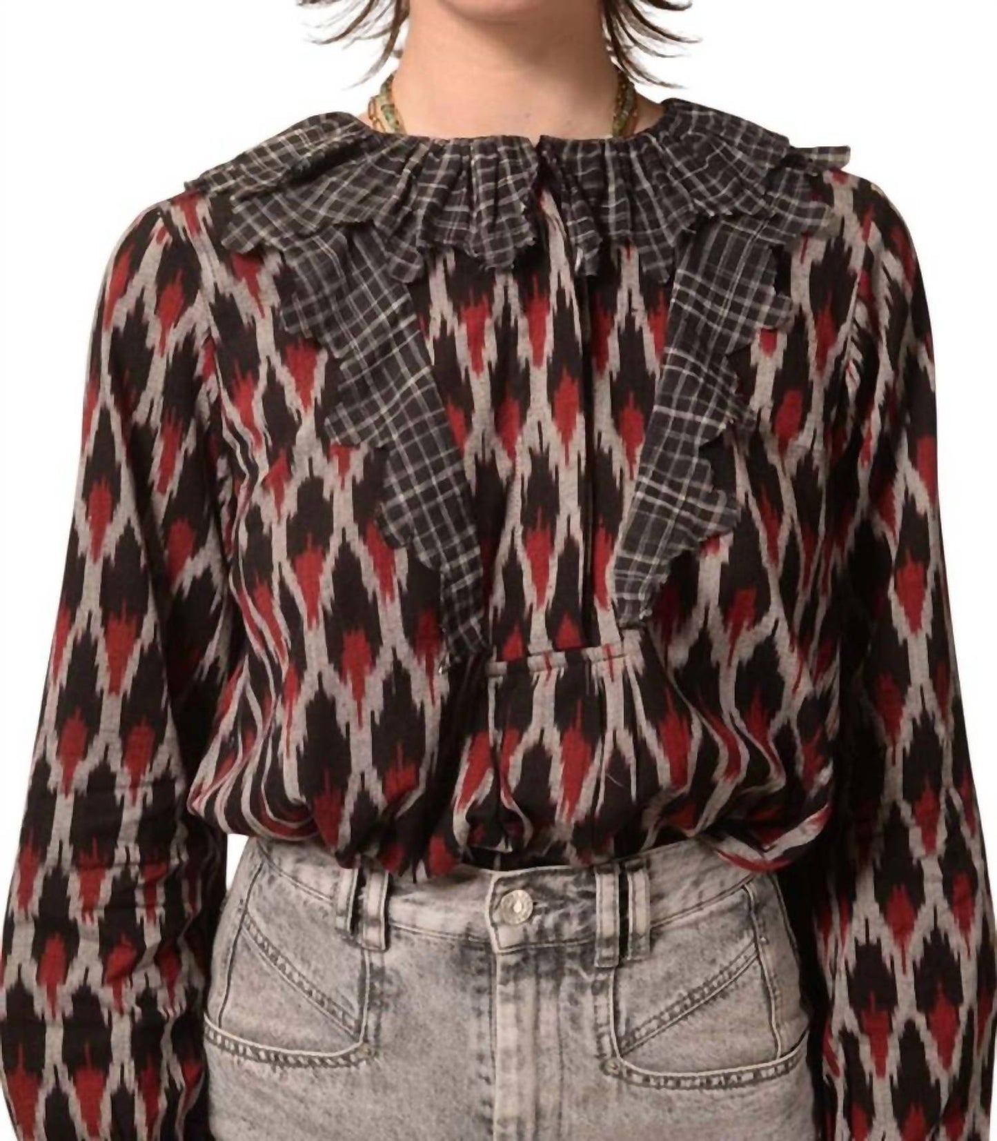 Namaste Long Sleeve Blouse