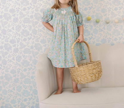 Kids Polly Bunny Smocked Dress