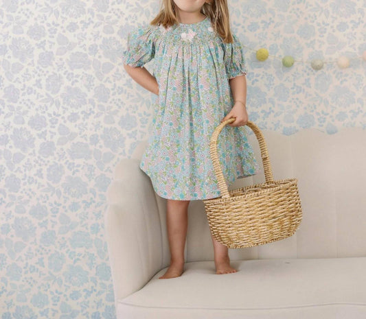 Kids Polly Bunny Smocked Dress