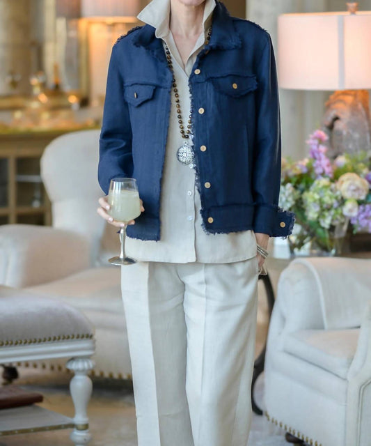 Jessie Linen Jacket