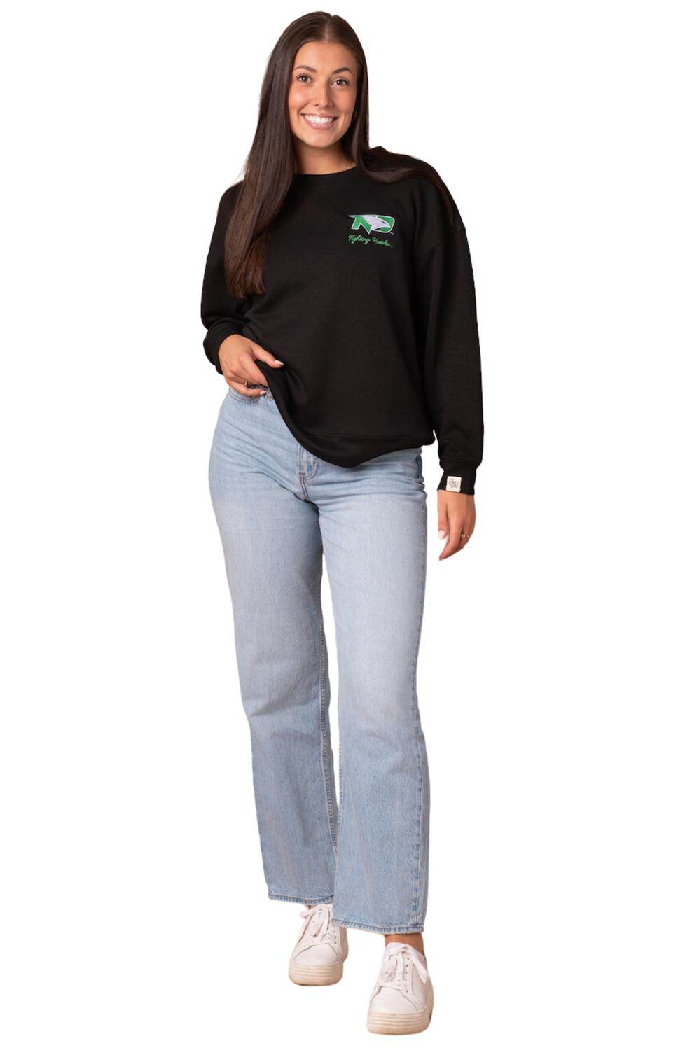 Fan Girl Clothing - Und Hawks Embroidered Supersoft Crew Sweatshirt - Rack Hunt -