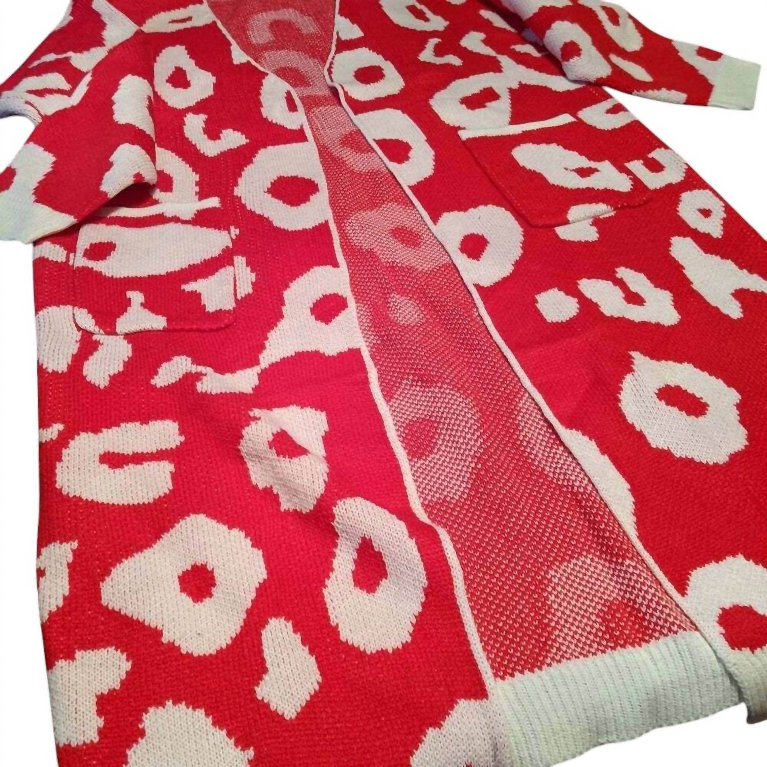 Kara and Kate - Open Front Leopard Print Cardigan - Rack Hunt -