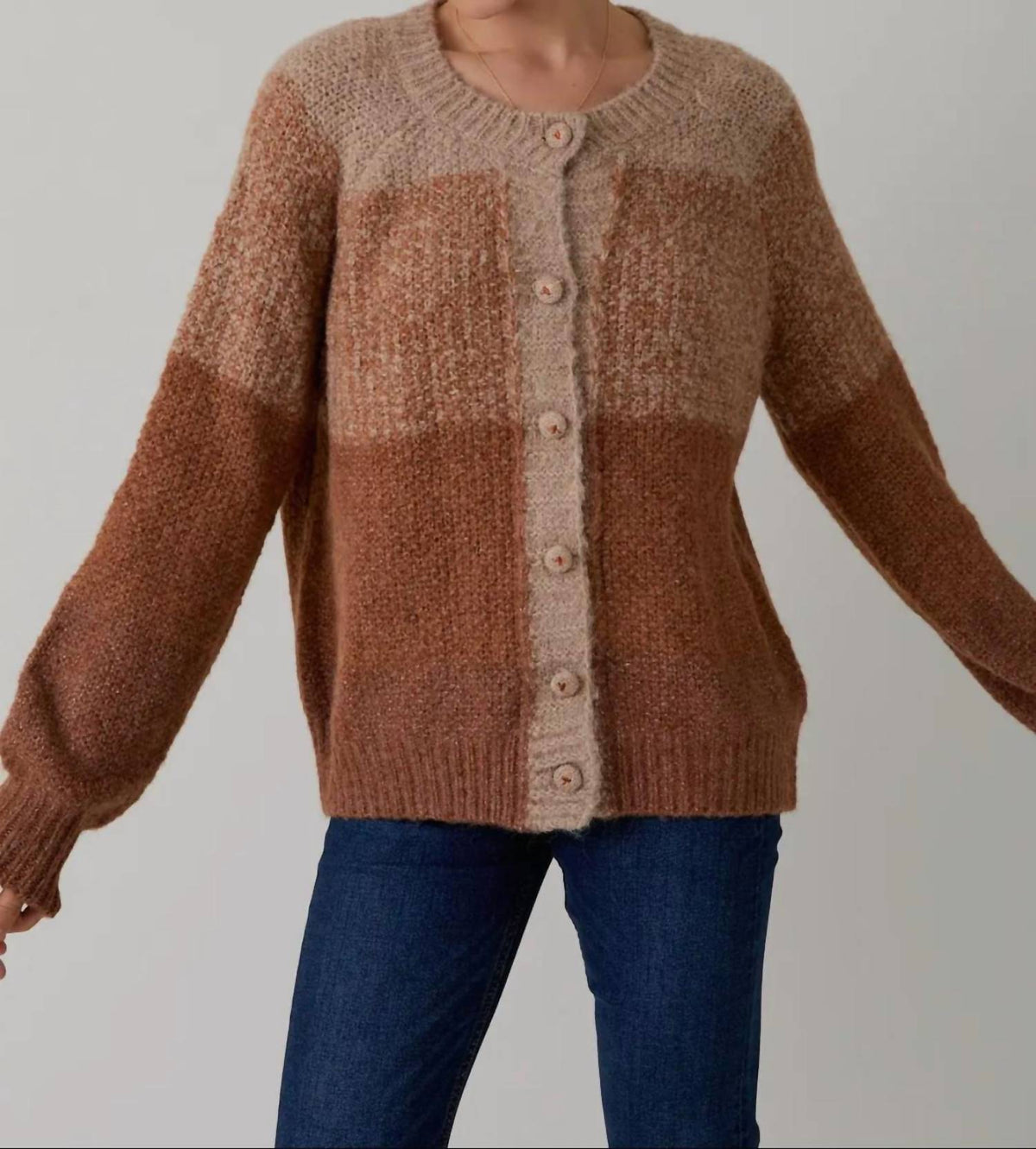 Grateful Colorblock Cardigan