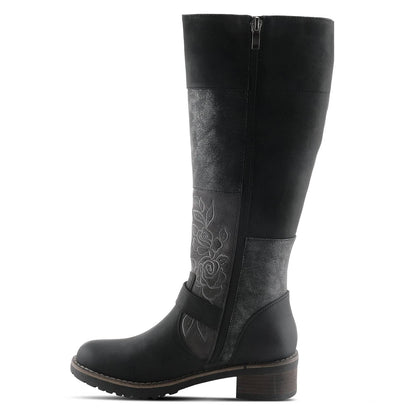 WOMEN'S COLLAGE TALL BOOTS