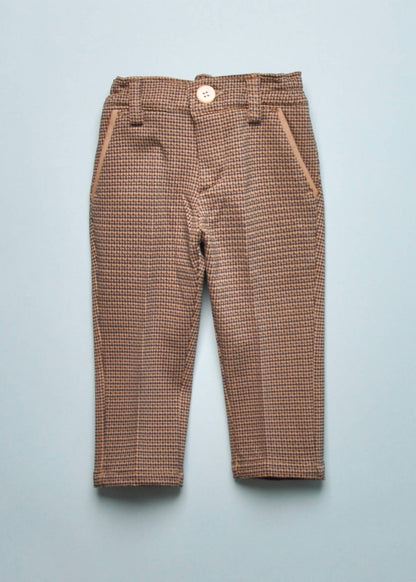 Boys Herringbone Pantalone