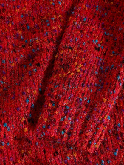 Textured V Neck Sweater