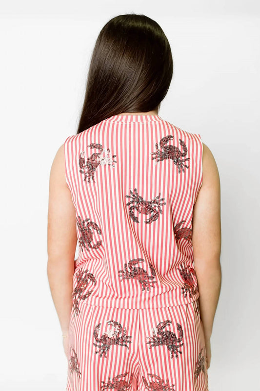 Sequin Crab Top