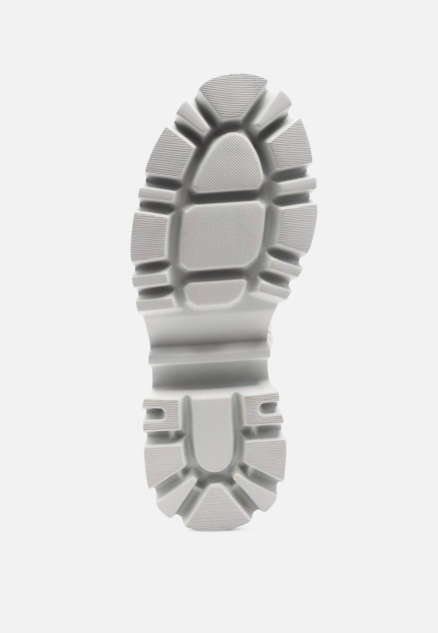 London Rag - Women's Drill Chunky Lace Up Ankle Boots - Rack Hunt -