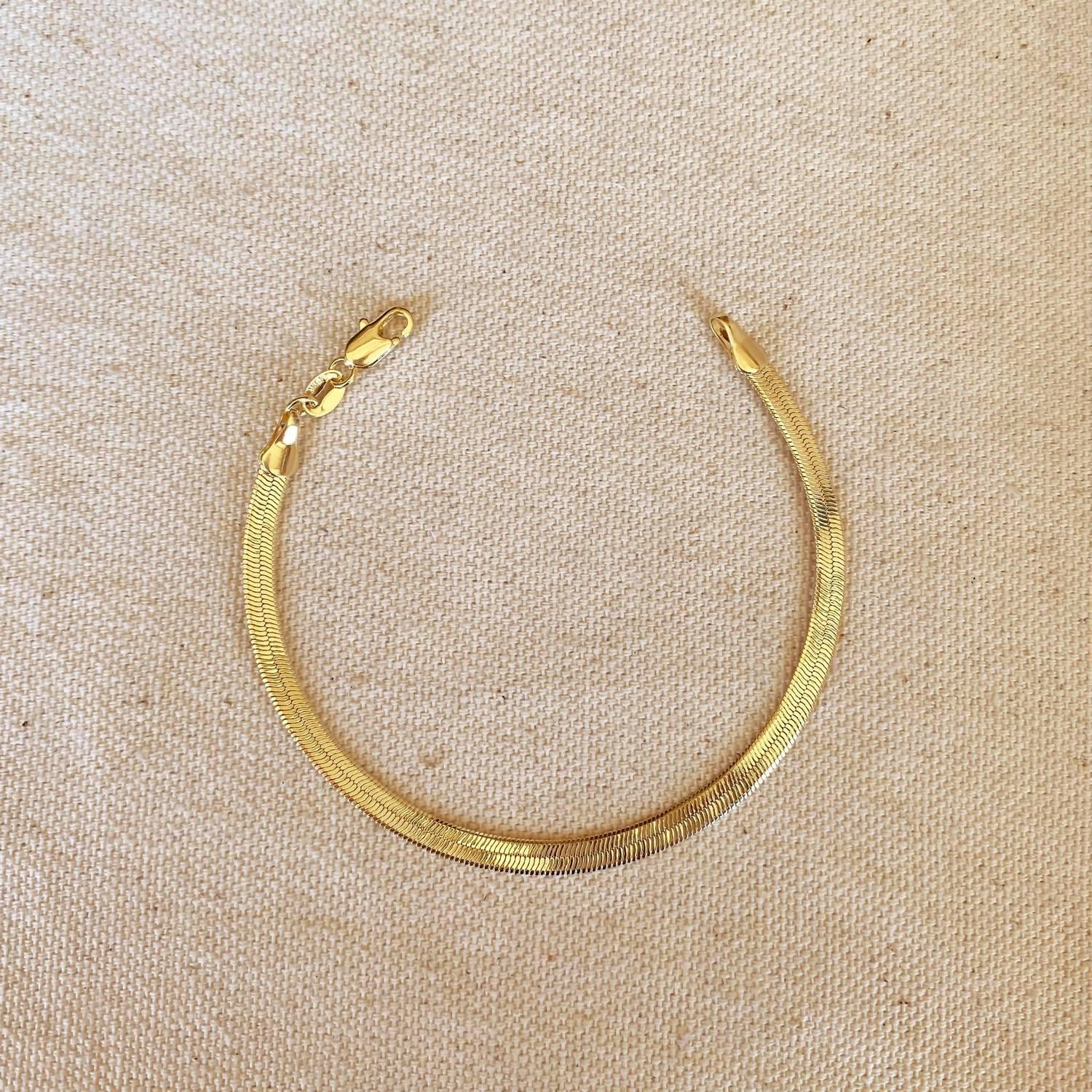 GoldFi - Women's Herringbone Bracelet - Rack Hunt