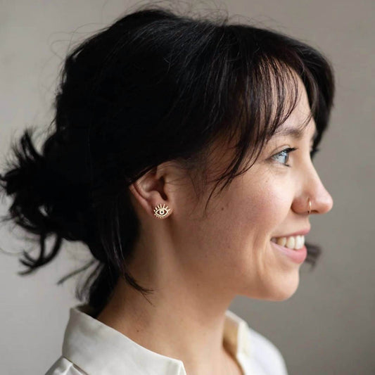 Carolyn Keys - Women's Ojo Stud Earrings - Rack Hunt -