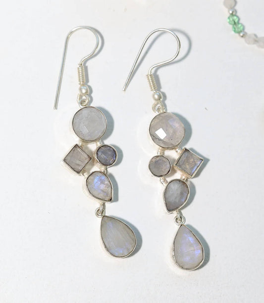 Women's Gemstone Dangle Earrings