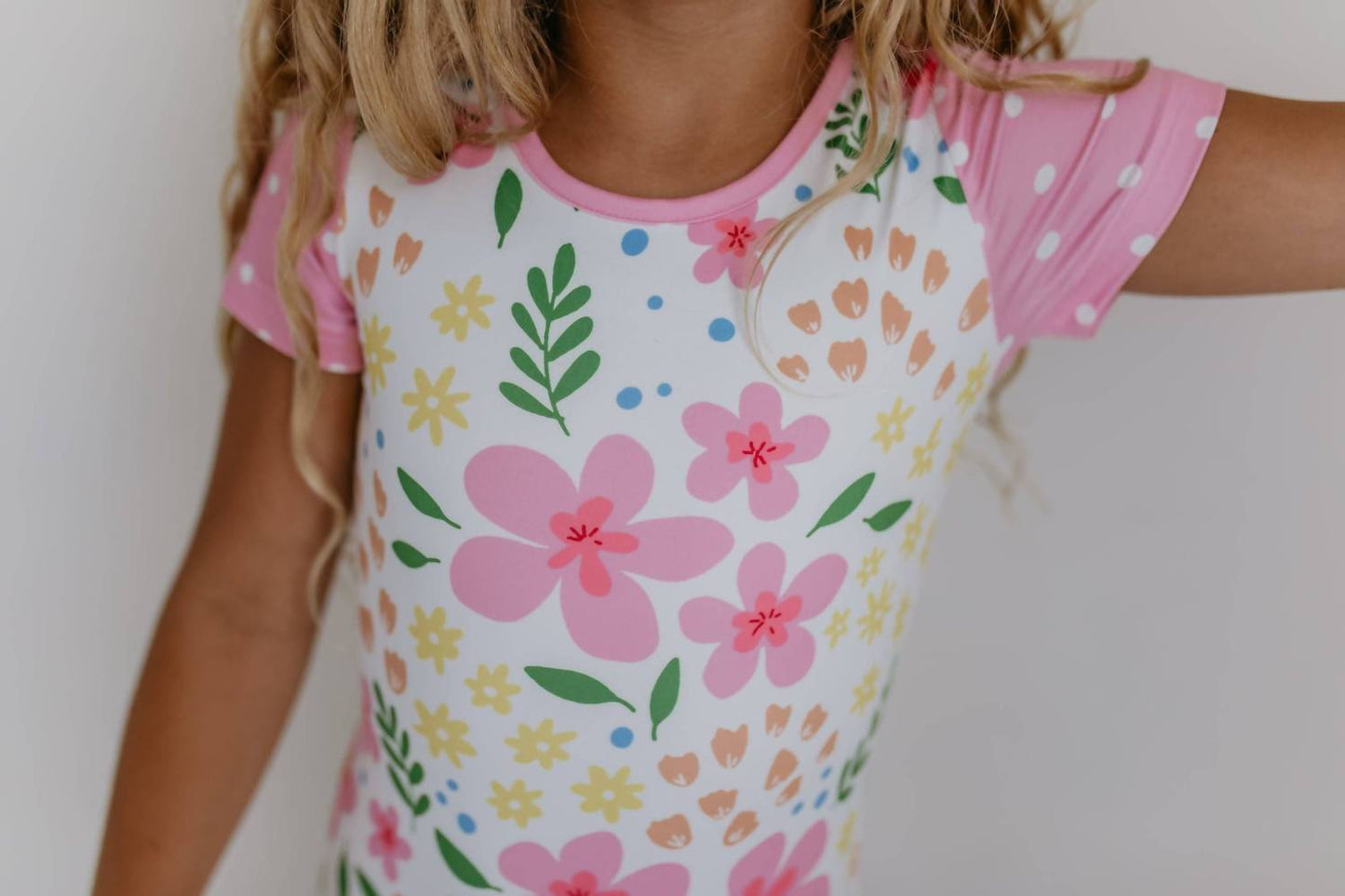 Floral Shortie Dance Gymnastics Leotard