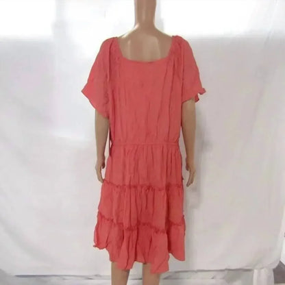 Lane Bryant - Women's Tiered Short Sleeve Dress - Rack Hunt