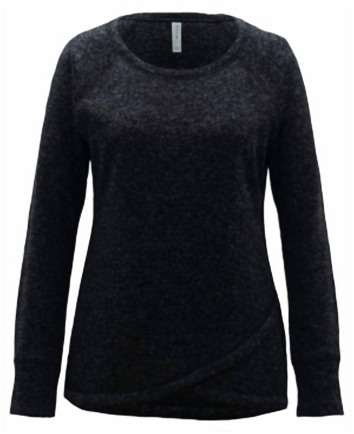 Women's Activewear Snit Crossover Hem Top