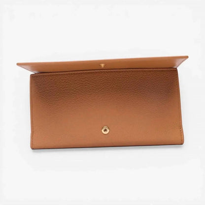 Women's Leather Bi-fold Flap Wallet