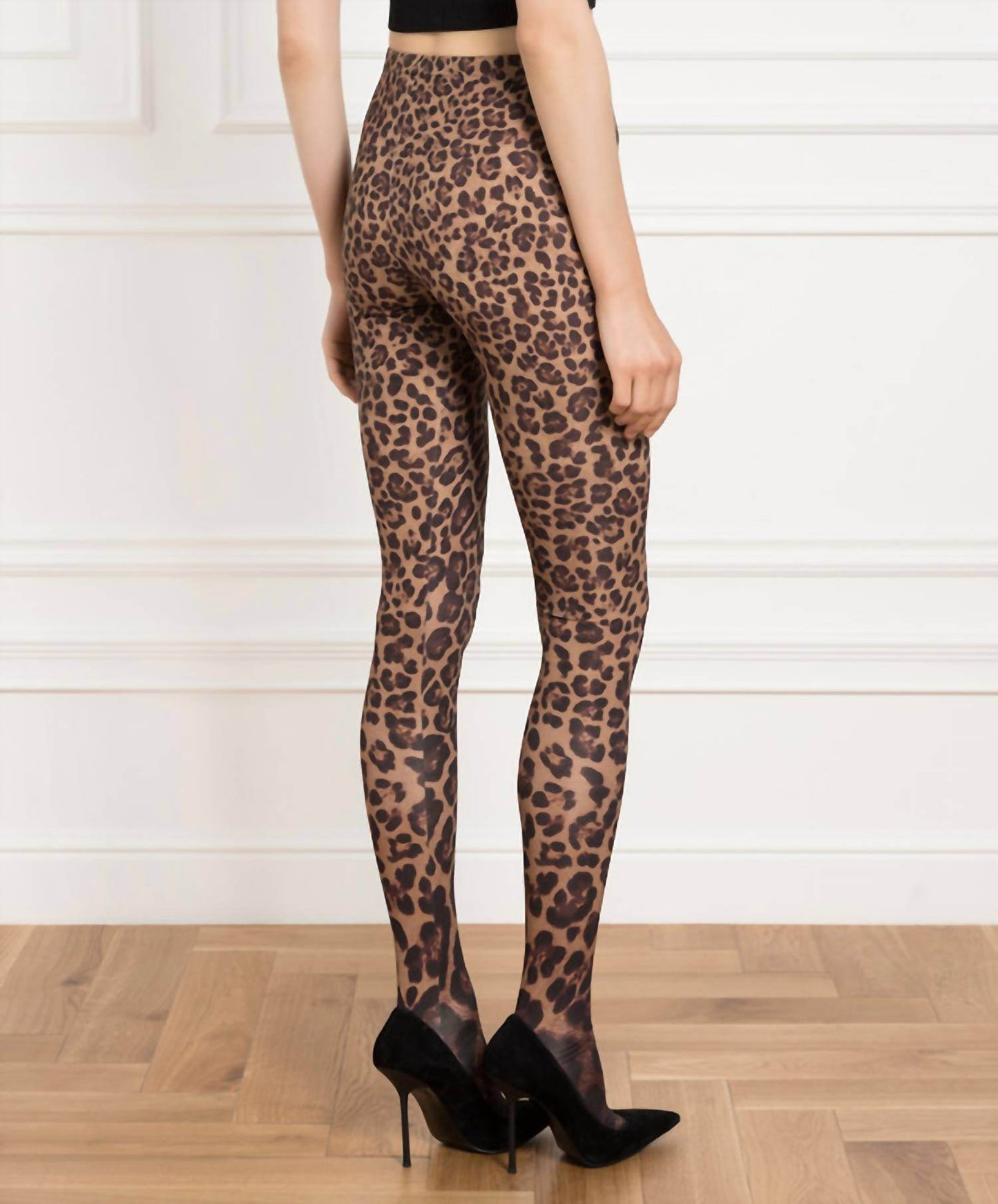 Valentino - Animal Print Tights - Rack Hunt -