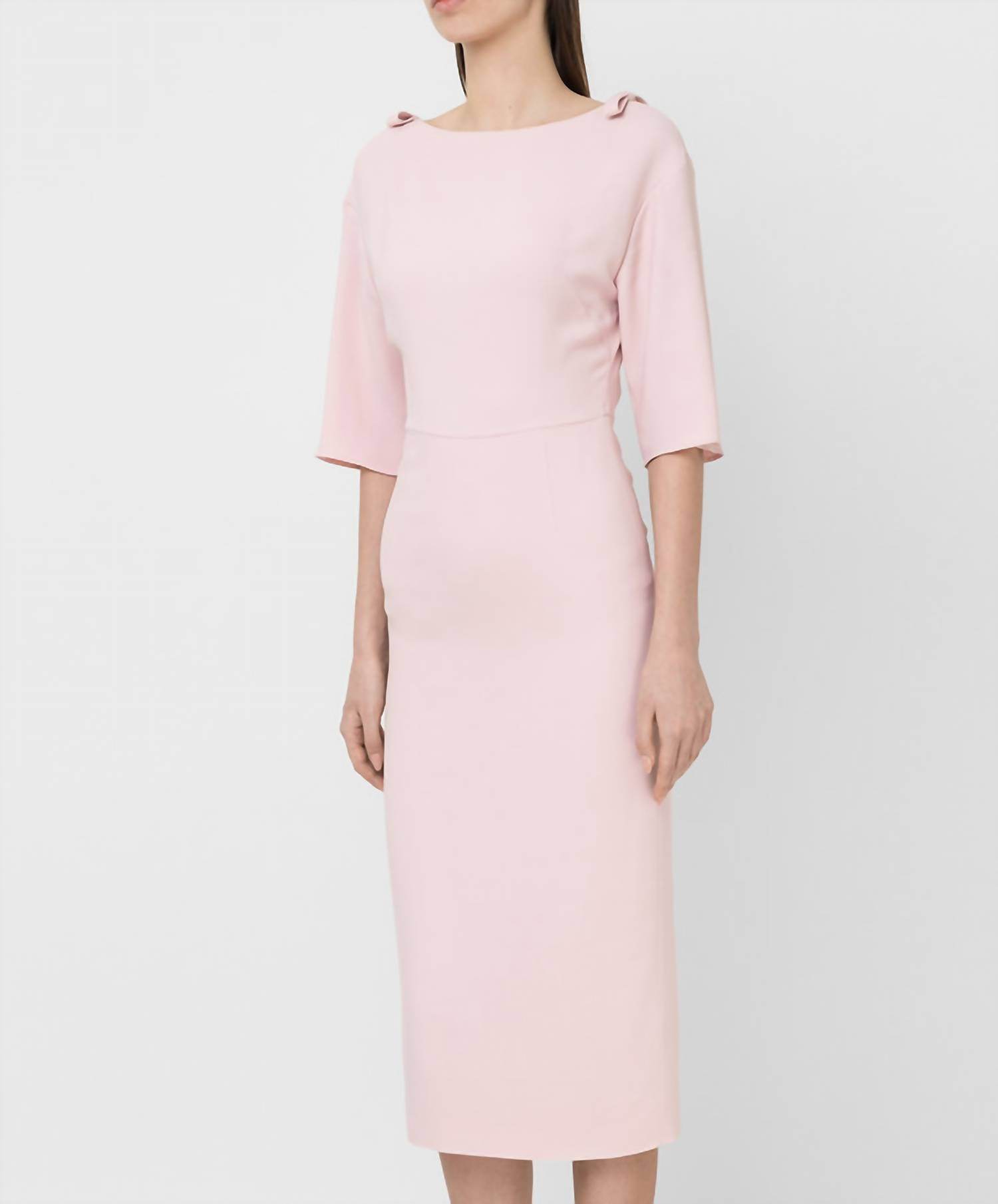 Valentino - Bow Midi Dress With Side Slit - Rack Hunt -