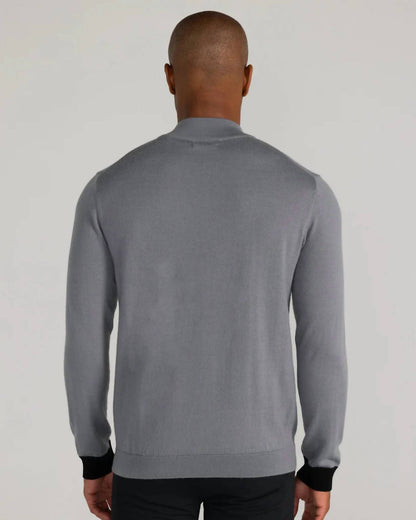 Rowe Merino Quarter Zip Tee