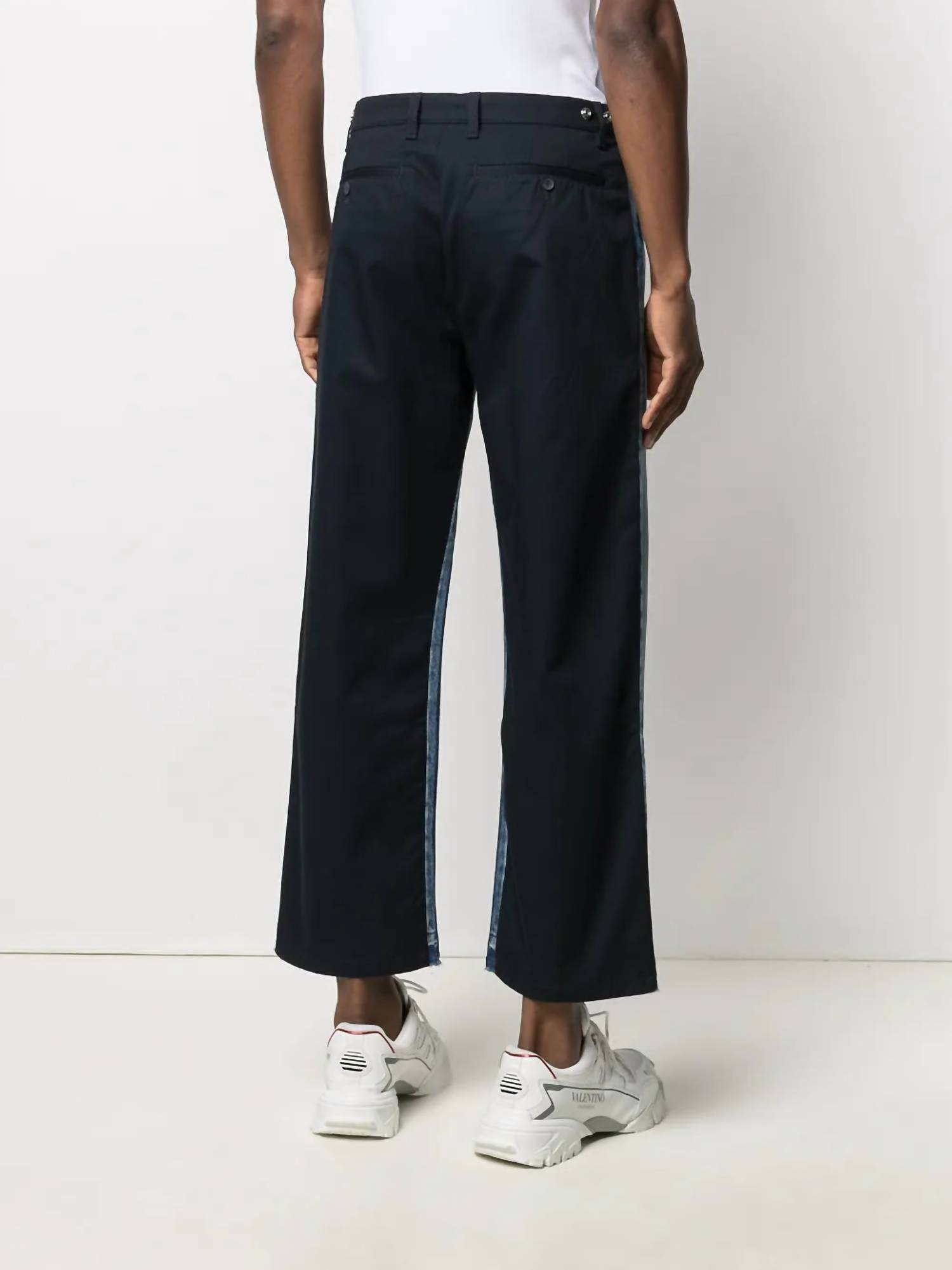 Valentino - Dual Material Denim Trousers - Rack Hunt -