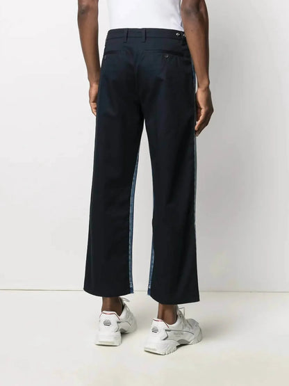 Valentino - Dual Material Denim Trousers - Rack Hunt