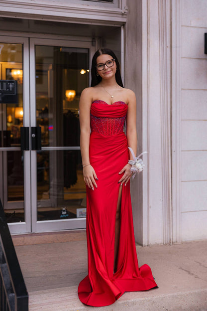 Women's Elegant Sweetheart Corset Dress