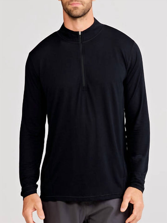 Microair Performance Mesh Quarter Zip Sweatshirt