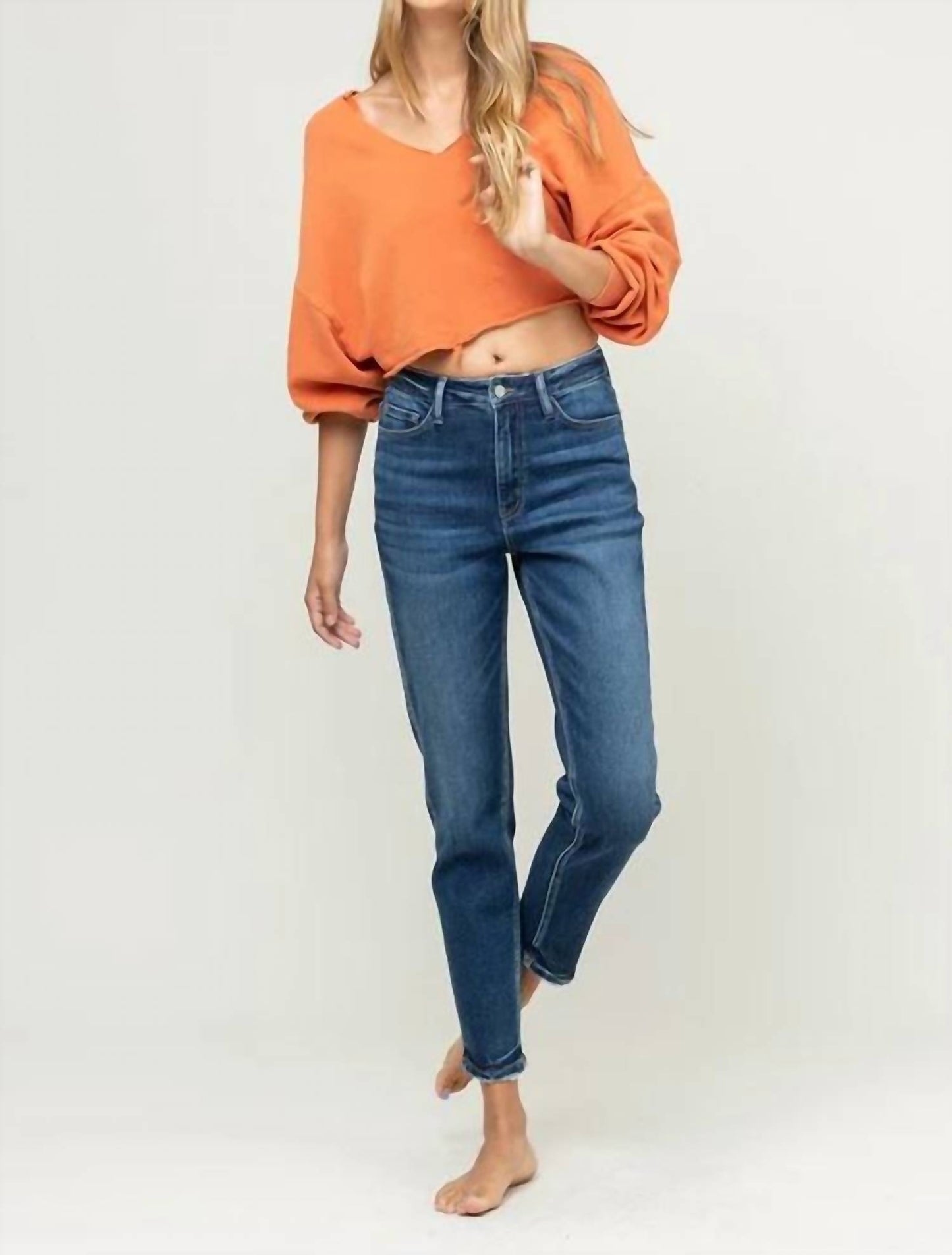 Elijah Straight Mom Jeans