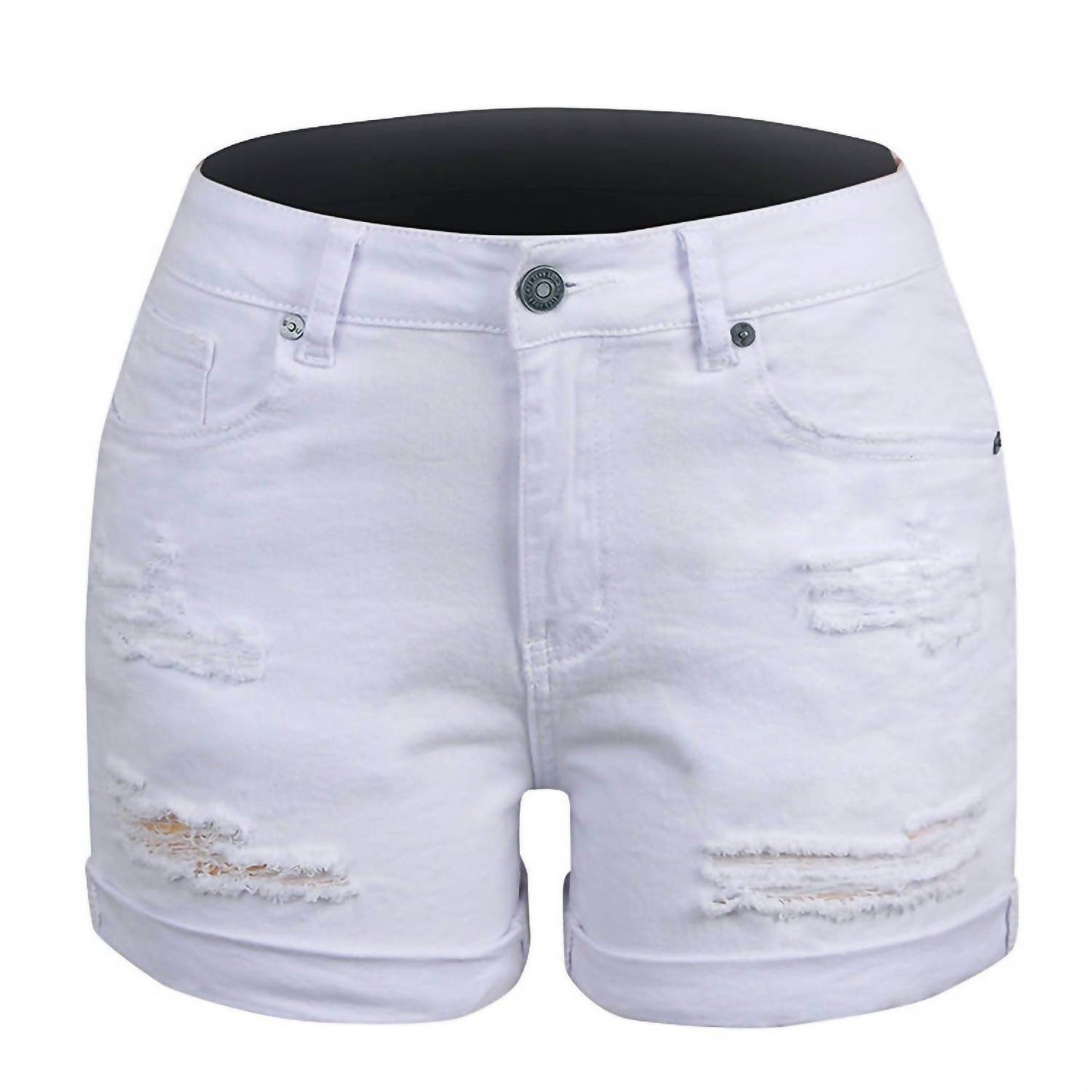 CHICZONE - Distressed Denim Short - Rack Hunt -