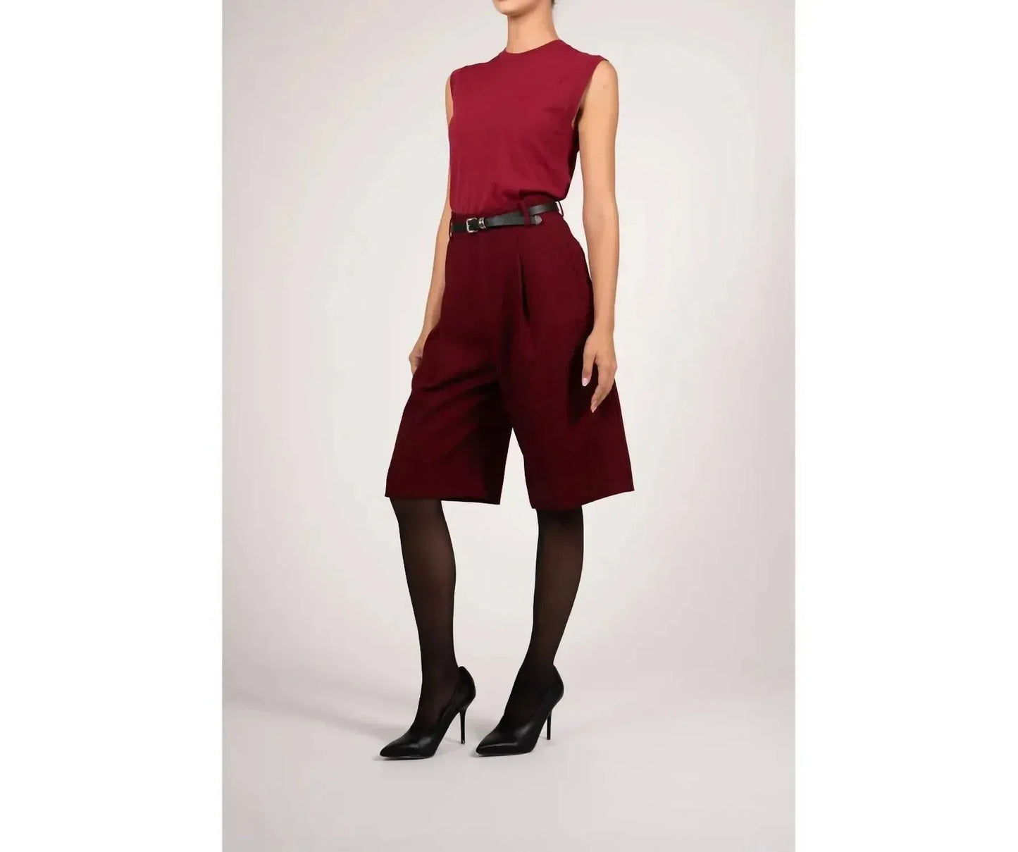 parentezi - Gabriel Faux Wool Culotte Pants - Rack Hunt