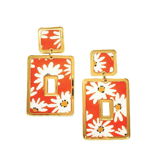 Women's Daisy Statement Earrings