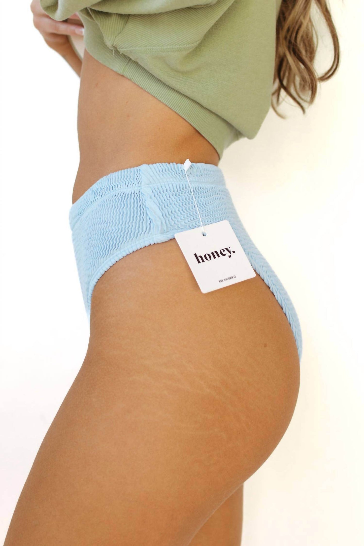 Honey Swim - Breeze Luxe High Waisted Bottoms - Rack Hunt -