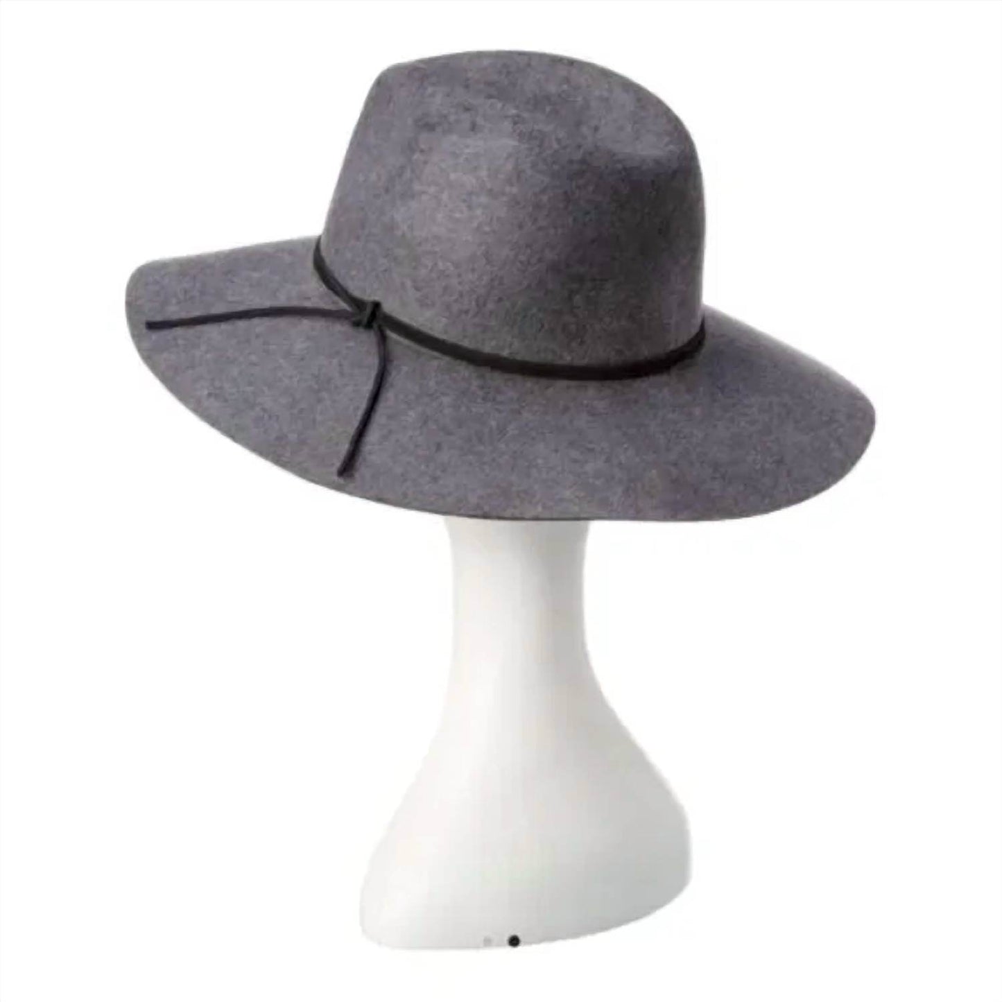 Phenix - Wide Brim Wool Leather Fedora Hat - Rack Hunt