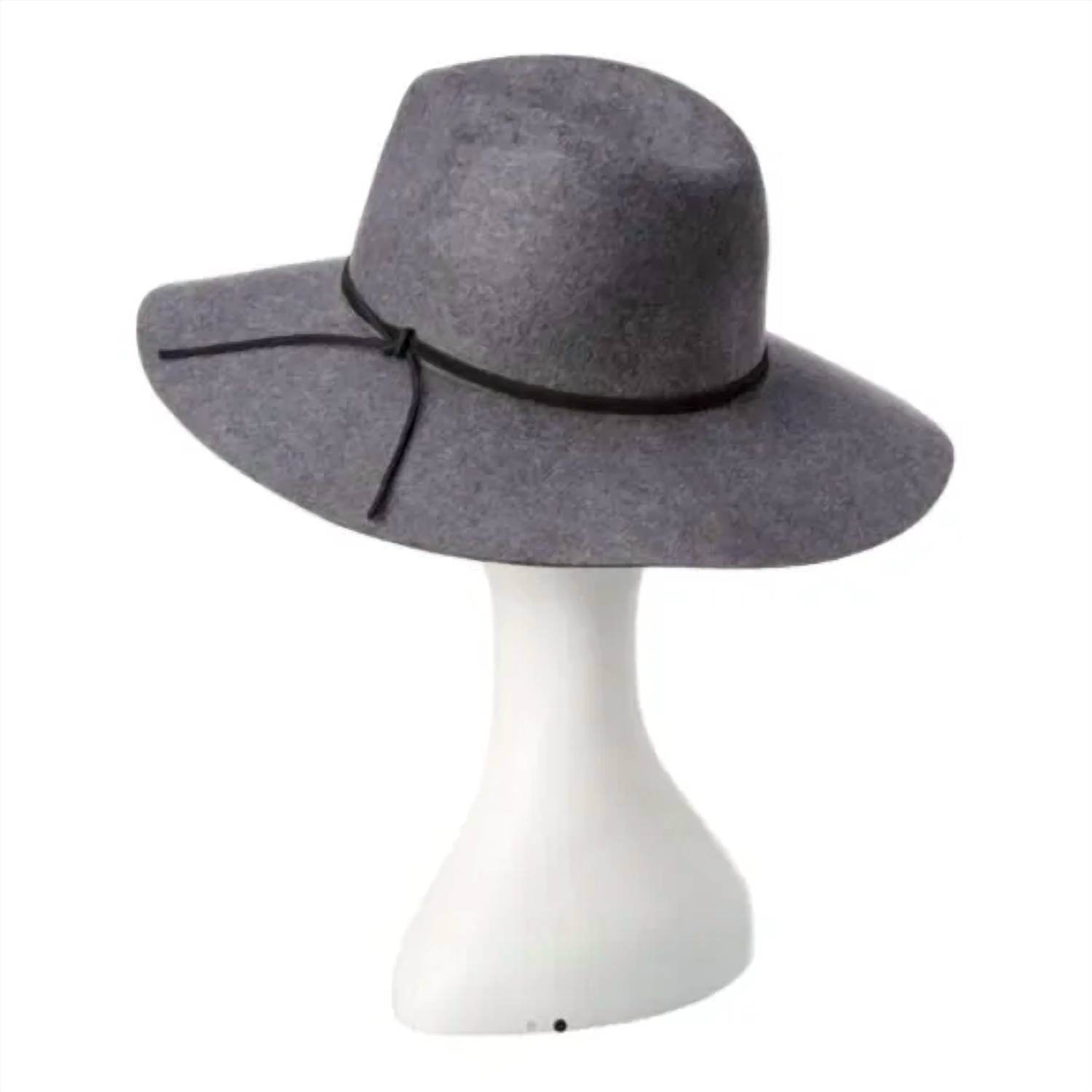 Phenix - Wide Brim Wool Leather Fedora Hat - Rack Hunt