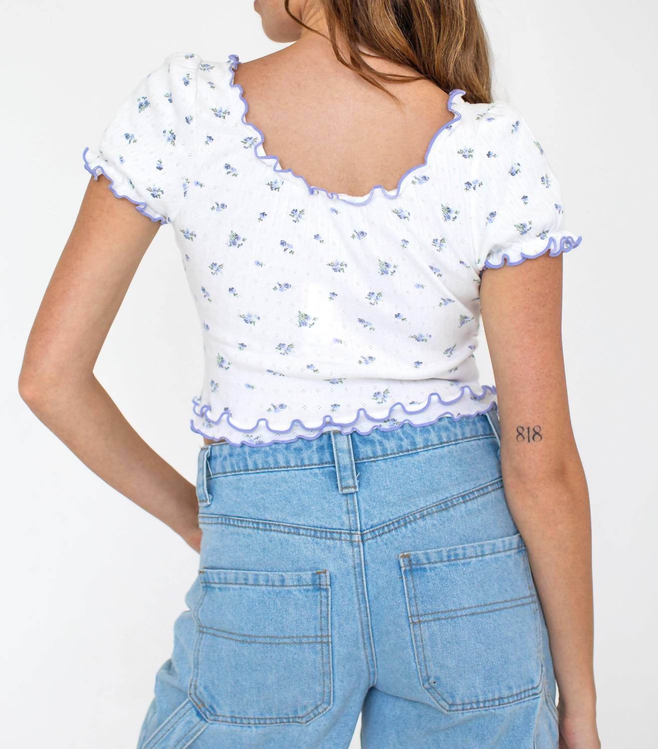 KESTAN - Bellflower Ruffle Hem Top - Rack Hunt -