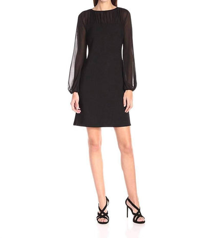 Long Sleeve Shift Party Dress