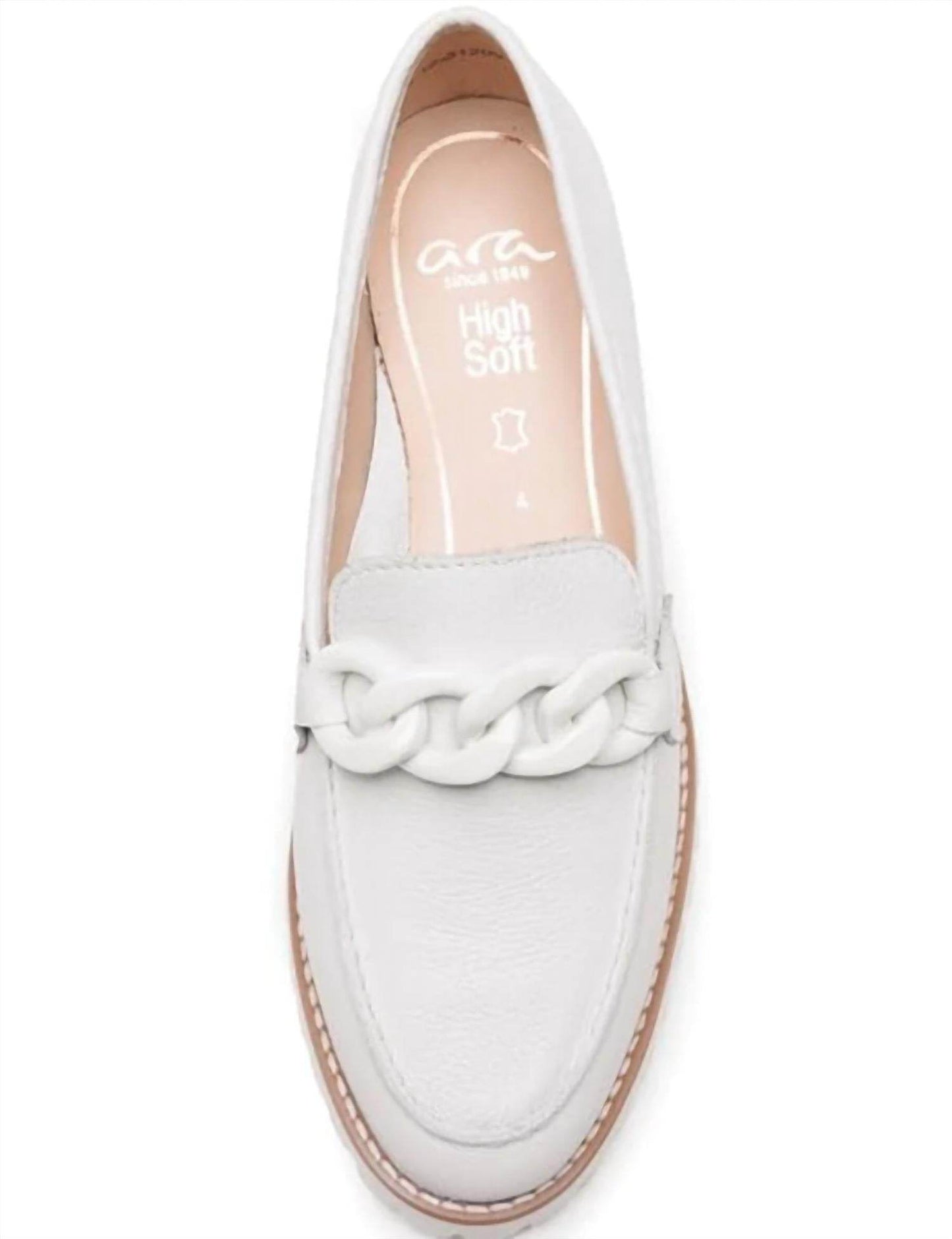 Ara Shoes - Women's Kiana Leather Chain Loafer - Rack Hunt -