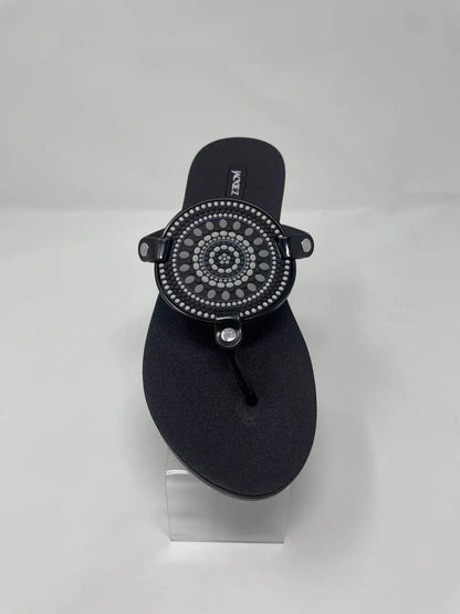 Solara - Women's Licorice Sandals - Rack Hunt